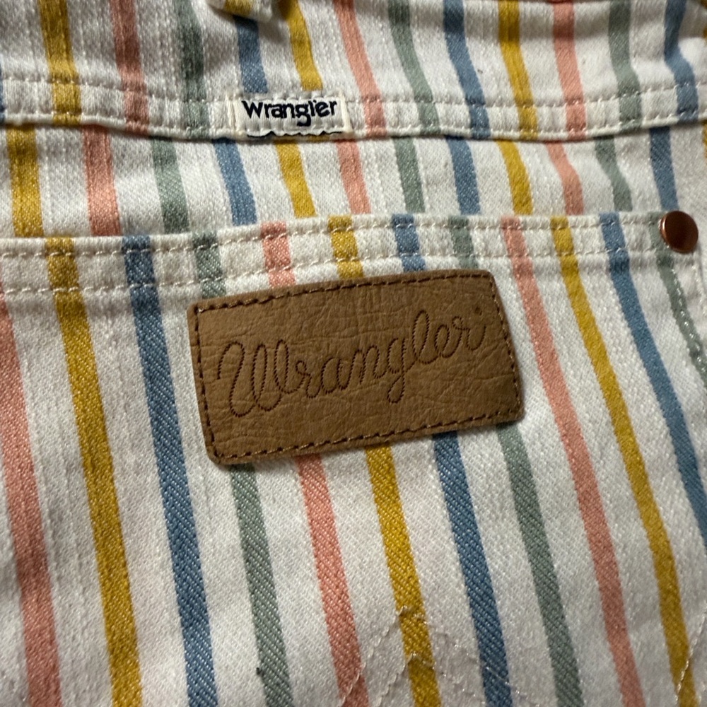 Wrangler Wanderer High Rise Flare with Stripes